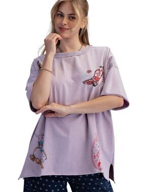208:  EASEL NWT TOP DUSTY LAVENDER (H29)